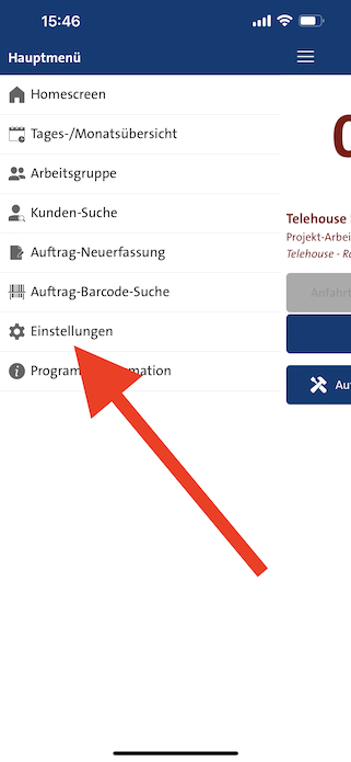 Einstellungen öffnen